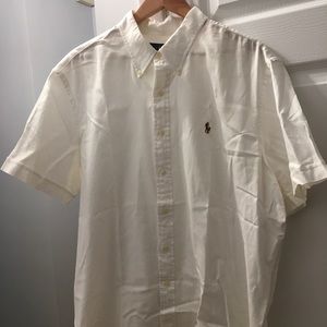 Mens white Ralph Lauren shirt